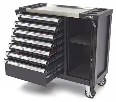 Produktbild von HBM XL Premium Werkzeugwagen mit Tür - 274 Teile