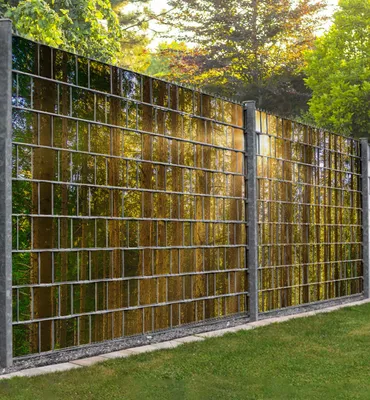 Produktbild von Sichtschutzstreifen Waldlichtung Frühling Sichtschutz Garten Zaun - Teil1 + Teil2 - 500x180cm