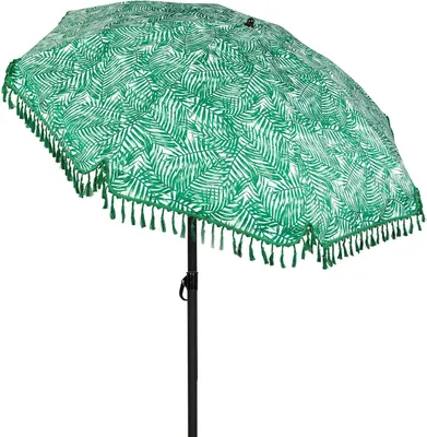 Zdjęcie produktu dla Parasol plażowy 180 cm - Osłona przeciwsłoneczna do użytku zewnętrznego - Ochrona przed słońcem - Regulowany kąt nachylenia - Ochrona UV30 - Wymiary: 180 x 180 cm - Dostępny w wielu kolorach