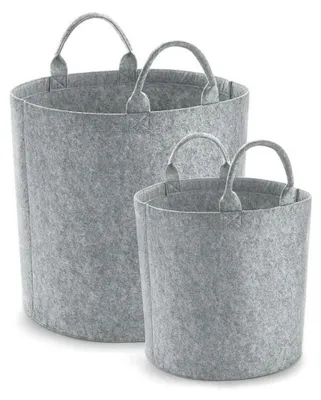 Image de Bagbase - Seau, feutre FK1137 (40 cm x 40 cm) (gris chiné)