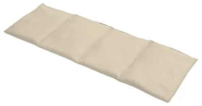 Produktbild von 4-Kammer Kirschkernkissen 20x60cm - Bio-Stoff natur - Wärmekissen - Körnerkissen