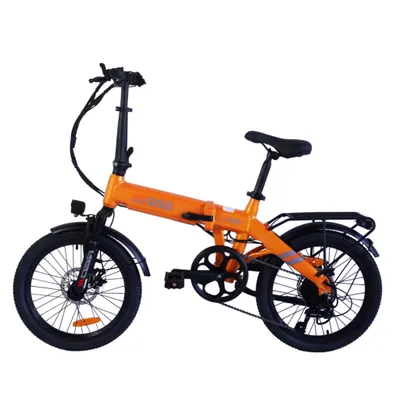 Zdjęcie produktu dla Rower Elektryczny PVY Z20 PRO EVO – Silnik 250W Baterią 36V14.5AH 20-Calowe Opony Mechaniczne Hamulce Tarczowe - Pomarańczowy