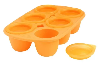 Produktbild von Mastrad F52009 Babyform für 6 Portionen mit Deckel 60ml