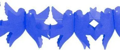 Immagine prodotto di Ghirlanda di colombe blu Lunghezza 5,5 m 1 pz.