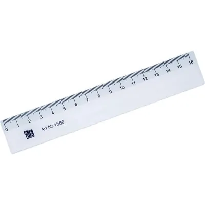 Produktbild von Lineal flexibel 16cm transparent