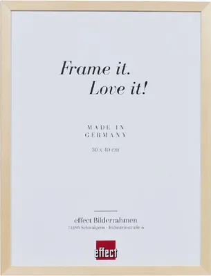 Produktbild von effect Holzrahmen Profil 2480 Linde 21x29,7 cm Kunstglas
