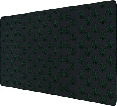 Produktbild von Cannabisblätter Schreibtischunterlage 89x40cm XXL Mauspad