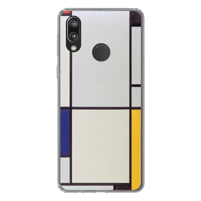 Produktbild von MuchoWow® Handyhülle Schutzhülle Hülle für Huawei P20 Lite (2020) Tableau I - Piet Mondrian Silikon Softcase Handy Hülle - Kartenhalter