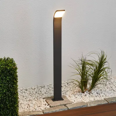 Produktbild von Lucande LED-Wegelampe Timm, 100 cm, anthrazit, Metall, IP54
