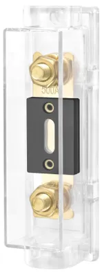 ANL-Sicherungshalter, 0/2/4 AWG, 500 A, Gold, 123x38x38 mm