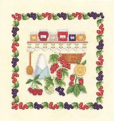 Immagine prodotto di Set per punto croce Le Bonheur des Dames "Marmalades I", schema contato, 23x24cm