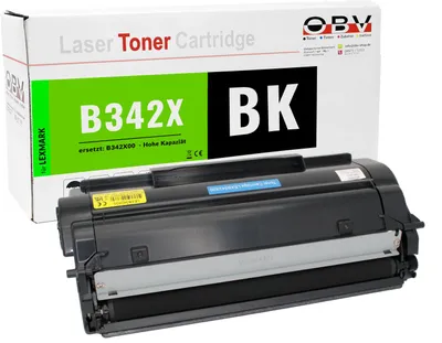 Produktbild von OBV Toner kompatibel mit Lexmark B342X00 Schwarz - B3340dw B3442dw MB3442adw MB3442i