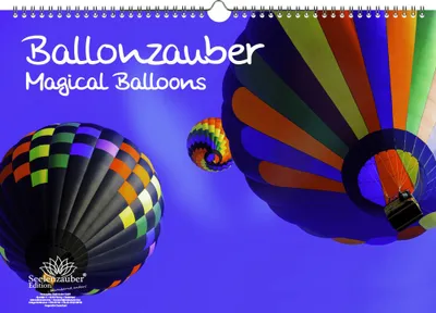 Produktbild von Ballonzauber Immerwährender Kalender DIN A3 Heißluftballon - Seelenzauber