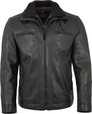 Produktbild von Existenz - Herren Lederjacke Lammnappa schwarz : 60