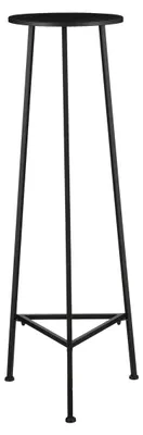 Obrázek produktu pro Slídové dekorace Adine - stolek na rostliny - V120 x Ø35 cm - kov - černá