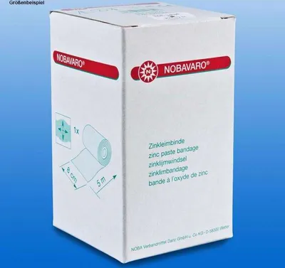 Produktbild von Nobavaro Zinkgelbinde 8 cmx7 m 1 St