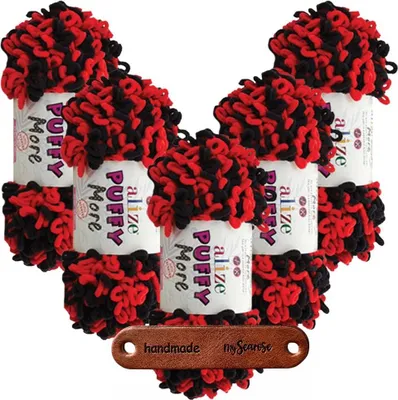 Produktbild von 5 x ALIZE Puffy More 6569 mit Label