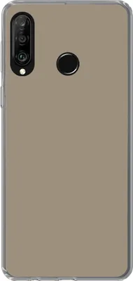 Produktbild von MuchoWow® Handyhülle Schutzhülle Hülle für Telefoonhoesje Huawei P30 Lite Interieur - Farben - Beige Silikon Softcase Handy Hülle - Handyhülle