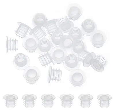 Pfefferstreuer-Stopfen 10 mm, 25 Stück, transparent, PE-Kunststoff