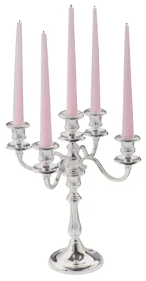 Produktbild von Kandelaber, Kerzenhalter, 5-armig, Zinkguss, 32,5 cm Höhe