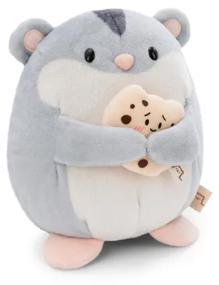 Produktbild von Plüschhamster, Kuscheltier – 16 cm – Grau