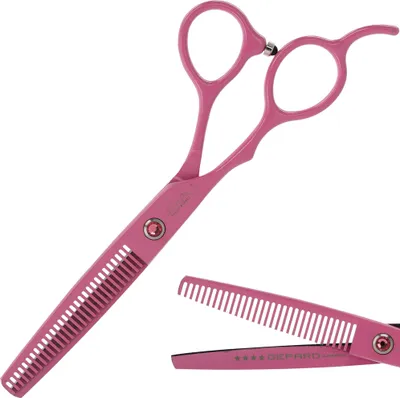 Immagine prodotto di Sfoltitrice per parrucchieri 5,5 Per mancini  Rosa