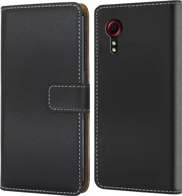 Produktbild von Handy Tasche für Samsung Xcover 5 Schutzhülle Bookstyle Etui Klapphülle Wallet Flip Cover Case Schwarz