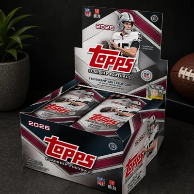 Produktbild von 2026 Topps Flagship NFL Jumbo Box Englisch, KI-generiertes Bild