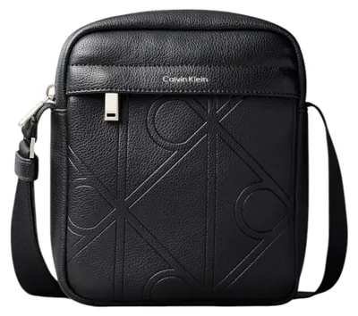 Produktbild von Calvin Klein EMBLEM AOP EMBOSS REPORTER Herren Tasche Schwarz : Größe - UNICA Größe: UNICA