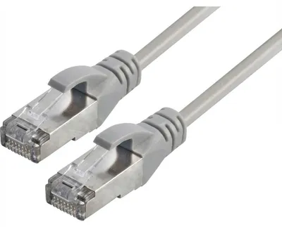 Imagen del producto de Cable de conexión CAT 6a para redes, LAN y Ethernet, de 1 metro, color gris