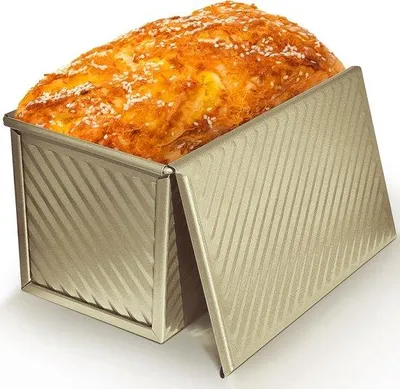 Productafbeelding van Broodvorm met Deksel voor Toastbrood - Antiaanbak en Koolstofstaal