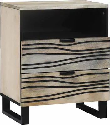 Obrázok produktu pre Nočný stolík Biela 50 x 33 x 62 cm Kompozitné drevo
