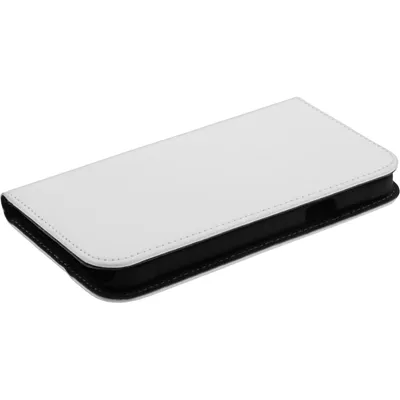 Produktbild von PhoneNatic Kunst-Lederhülle kompatibel mit Samsung Galaxy Xcover 3 - Book-Case weiß + 2 Schutzfolien