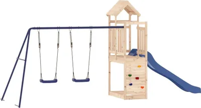 Image de Aire de jeux d'extérieur bois de pin massif
