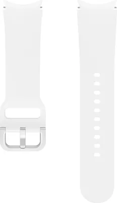 Produktbild von Samsung Sports Elastic Wristband für Samsung Galaxy Watch 4/4 Classic / 5/5 Pro (S/M) weiß (ET-SFR90SWEGEU)