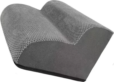 Produktbild von 2-stufige Hundetreppe für kleine Hunde, rutschfest, hochdichter Schaumstoff, ideal für Sofa, Couch & Haustiere, 30 cm, Grau