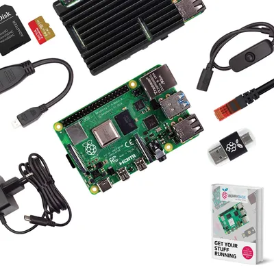Produktbild von Raspberry Pi 4B, 4GB Advanced Kit