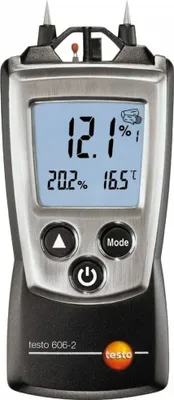 Produktbild von testo - 606-2 - 0560 6062 - Feuchtemessgerät zur Messung der Luftfeuchtigkeit und Materialfeuchte