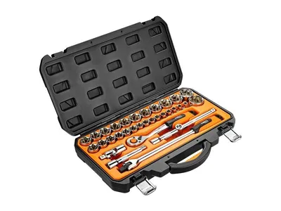 Produktbild von NEO TOOLS Steckschlüsselsatz 08-692 Chrom-Vanadium-Stahl