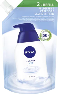 Produktbild von Nivea Flüssigseife Creme soft Nachfüllbeutel 500 ml