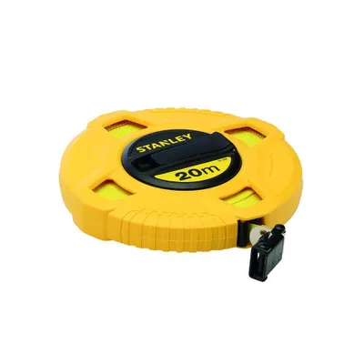 Image de Mesure longue ruban fibre de verre 20mx12,7mm - STANLEY - 0-34-296
