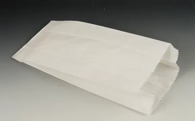 Image de PAPSTAR Sachets en papier à soufflets Dimensions : (L)110 x (P)60 x (H)240 mm blanc 1.000 pièces