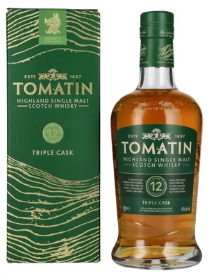 Produktbild von Tomatin 12 Jahre Highland Single Malt Scotch Whisky | 43 % vol | 0,7 l