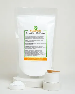 Produktbild von 5 kg L-Lysin Pulver | Aminosäure | Lysin HCL | Lysinhydrochlorid
