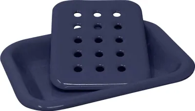 Image de Porte-savon - émail bleu marine