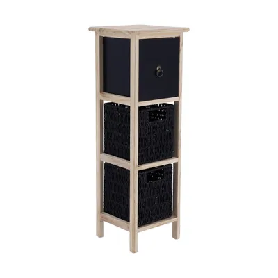 Produktbild von Lamento Korbschrank 2 Körben Robbe Schwarz