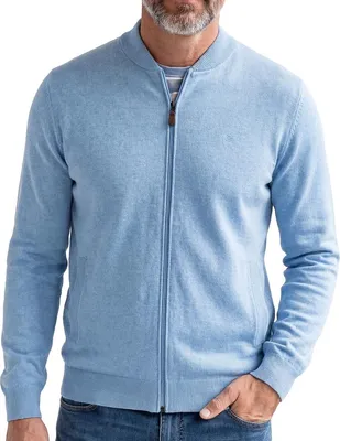 Produktbild von Redmond Basic Strickjacke Weicher Feinstrick, Klassische Passform mit Reißverschluss, Vielseitiges Basic für Alltag und Büro