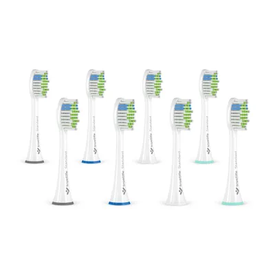 Zdjęcie produktu dla TrueLife SonicBrush UV Standard Heads 8 pack, wymienne główki, technologia SonicTrue, kompatybilne z SonicBrush UV i GL UV