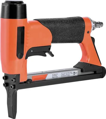 Produktbild von Drucklufttacker - Klammergerät für Feindrahtklammern Typ 50 - Klammerbreite 12,8 mm - Klammerlänge 6–16 mm - Magazin 110 Stk - Für Polster & Holz