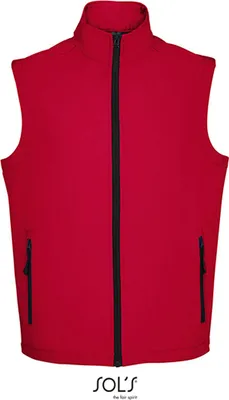 Immagine prodotto di SOLs 02887 | Uomo Race Bodywarmer Uomo Softshell - Idrorepellente - Colore: Pepper Red - Taglia: XL